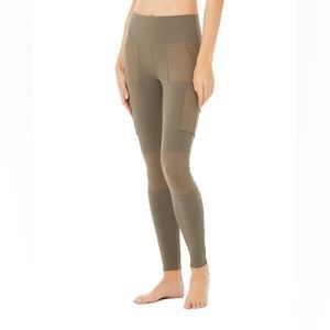 Alo High Waist Cargo Legging Khaki Large